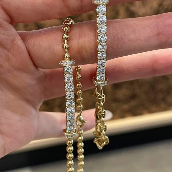 Diamond bracelet, luxury bracelet, commemorative jewelry, gift jewelry, diamond accessory